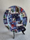 9  Christmas Plate Or Serving Tray     Patchwork Of Various Christmas Images 