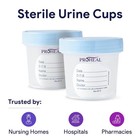 Sterile Urine Specimen Cups With Lids  2pk  - 4 Oz  Individually Wrapped