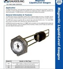 Rochester 8680 Series Flat Dial Vertical Spiral Fuel Level Gauge X 12 5 