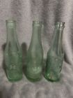 3x Vintage Dr Pepper 10-2-4 Soda Bottle 6 Oz Embossed