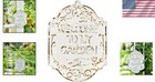 Vintage Cast Iron  welcome To My Garden  Sign - Perfect Outdoor Gift