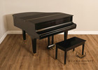 Kawai Ge-1 Black Baby Grand Piano With Matching Bench