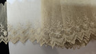 Vintage antique  Beige  Cotton Leavers Lace  2   Yards