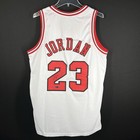 Michael Jordan Hand Signed  23 White Chicago Bulls Jersey Autographed Coa Holo 