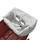 Portable Shopping Cart Cover  High Chair And Grocery Covers Gray Chevron 