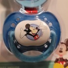 2 Mickey Mouse Orthodontic Pacifier And Holder 2 Piece Set Nwt Disney Baby Binky