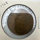 6 Great Britain Pennies All Nice Coins 1917 1914 1918 1936 1928 1920