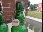 Vintage Grolsch Beer Green Glass 16oz  Bottle Porcelain Flip Swing Top Lot Of 4