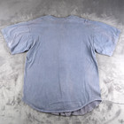 Vintage 90s No Fear Baseball Jersey T Shirt Size L Large Blue Made In Usa Cotton