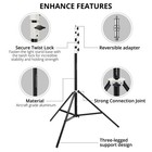 Flashpoint Pro Heavy-duty Air-cushioned Light Stand  white  13  