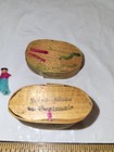 Vintage Guatemala Worry Dolls Trouble Dolls Set 6 Painted Wood Box Story Card   