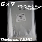 5x7 Clear Resealable Poly Plastic Opp Bags Self Adhesive Seal Cello Package Gift