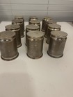 12 Solid Sterling Silver Cups   Tumblers      925     742 17g Total     Matching Set
