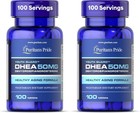 Puritan s Pride Dhea 50 Mg Tablets  Twin Pack 200 Total Count 