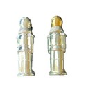 Godinger Silverplate Nutcracker Soldiers Salt And Pepper Set With Original Box