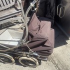 Vintage Perego Baby Stroller Carriage Purple Made In Italy Fast Shipping Rare