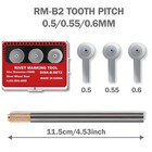 Hubest Model Rivet Maker Tool With Handle For Hobby Craft Rm-b2  Silver 