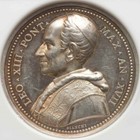 1894 Silver Medal Pope Leo Xiii An Xvii Bianchi Founding Papal Seminary In India