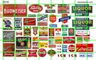2016 Dave s Decals Assorted Small Beer Signage Advertising For Hut And More