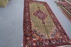 Vintage Kurdish Sarab  Rug 4 9 X 9 6 Hand Knotted Wool Camel Color  Runner