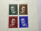 4 X Estonia 1938 Mnh Og Mi Block 2 Sc 142a Estonian Scholars