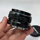 Olympus M zuiko Digital 17mm F 1 8 Wide Angle Lens W front Back Covers