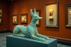Authentic Pharaonic Statue Of God Anubis From Egyptian Antiques Of Pharaohs Bc