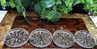 Lady Anne Crystal Coaster Set - 4 Coasters  Vintage 1999 Collection