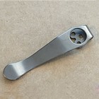 Stone Wash Titanium Deep Carry Pocket Clip For Spyderco Knife Pm2  Delica Ect jj