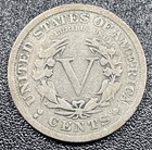 1912-s Liberty Head Nickel 5c Nice Key Date Coin