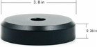 Aluminum 45 Rpm Record Adapter For Turntables   Stable Playback Spindle - Black 