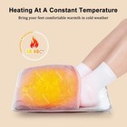 Usb Foot Warmer Electric Heating Pad Soft Plush Thermal Feet Heater For Home Usa