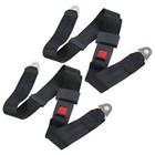 2pack Seat Belt 2 Point Adjustable Retractable Car Single Seat Lap Universal Lap