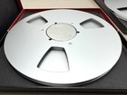 Lot Of 2  Ampex 1 4  Empty  10 5  Inch Metal Audio Take Up Reels 1 4   Tape