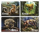 Tyrannosaurus Rex Pane Of 16 Current Rate Forever Postage Stamps Scott 5413a