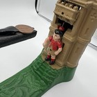 Cast Iron William Tell Mechanical Coin Bank Shooter Bank Toy Vintage Style Works