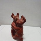  Handmade Pottery Dancing Dogs Colima Mexican Folk Art  Terra Cotta Sculpture