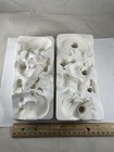 Vintage 1960 Duncan Ceramic Slip Casting Mold Small Bassets Dog  dm-178c