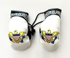 Virgin Islands Mini Boxing Gloves Country Pride Flag Car Truck Auto Gift