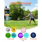 Uimoso Disc Golf Set With Putter Mid-range   Driver Discs - 8 Pack For Beginners