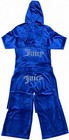 Nwt  Size Xl Juicy Couture Bling Tracksuit Mascot Blue - Pants   Hoodie Set