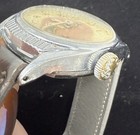 Vintage Us Time Disney 3842 Rare Daisy Duck Wind Up Wrist Watch Working Leather