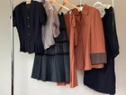 6pc Lot Vintage 1940 s Era High Fashion Garments Read Before Bidding