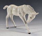 Beswick England Porcelain Dapper Grey Foal Horse Head Down Glossy Model No 947