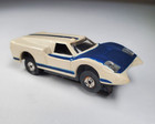 Aurora  1430 Ford J-car Flamethrower Blue White Ho Slot Car Thunderjet T-jet