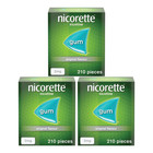 Nicorette Original Flavour 2mg  Gum 210 Pieces-pack Of 3
