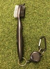 3-in-1 Retractable Golf Club Cleaning Brush Double Sided - Red  Blue  Black