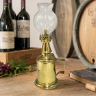 Vintage French Brass Pigeon Oil Lamp   Full Working Order   Cellar Lamp