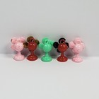 5 Vtg Miniature Electric Fans Charm trinket Plastic Dollhouse Cracker Jack 