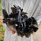 4 56lb Large Natural Smoky Black Quartz Cluster Crystal Specimen Healing